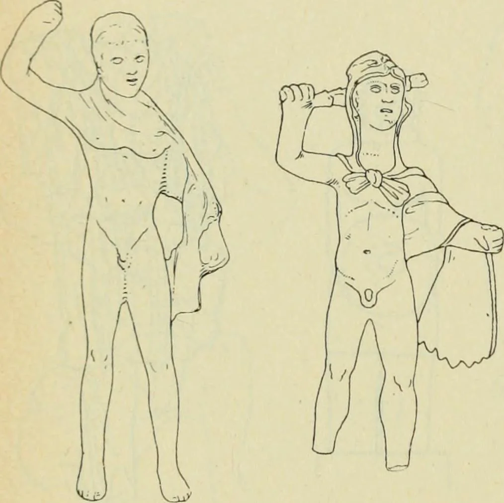 An illustration from Répertoire de la statuaire grecque et romaine, 1908, leaf 141