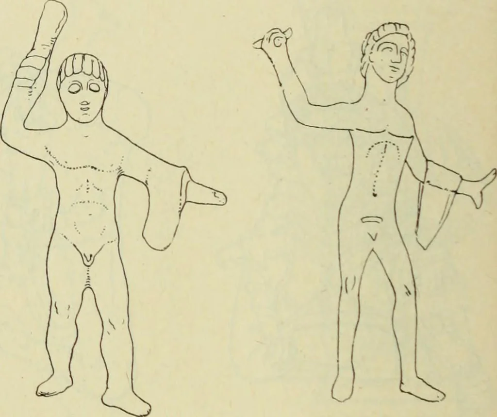 An illustration from Répertoire de la statuaire grecque et romaine, 1908, leaf 141