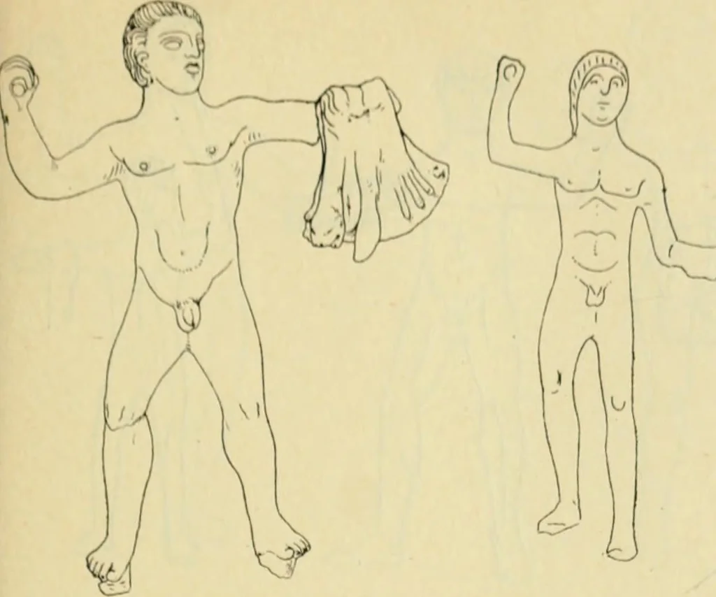 An illustration from Répertoire de la statuaire grecque et romaine, 1908, leaf 142