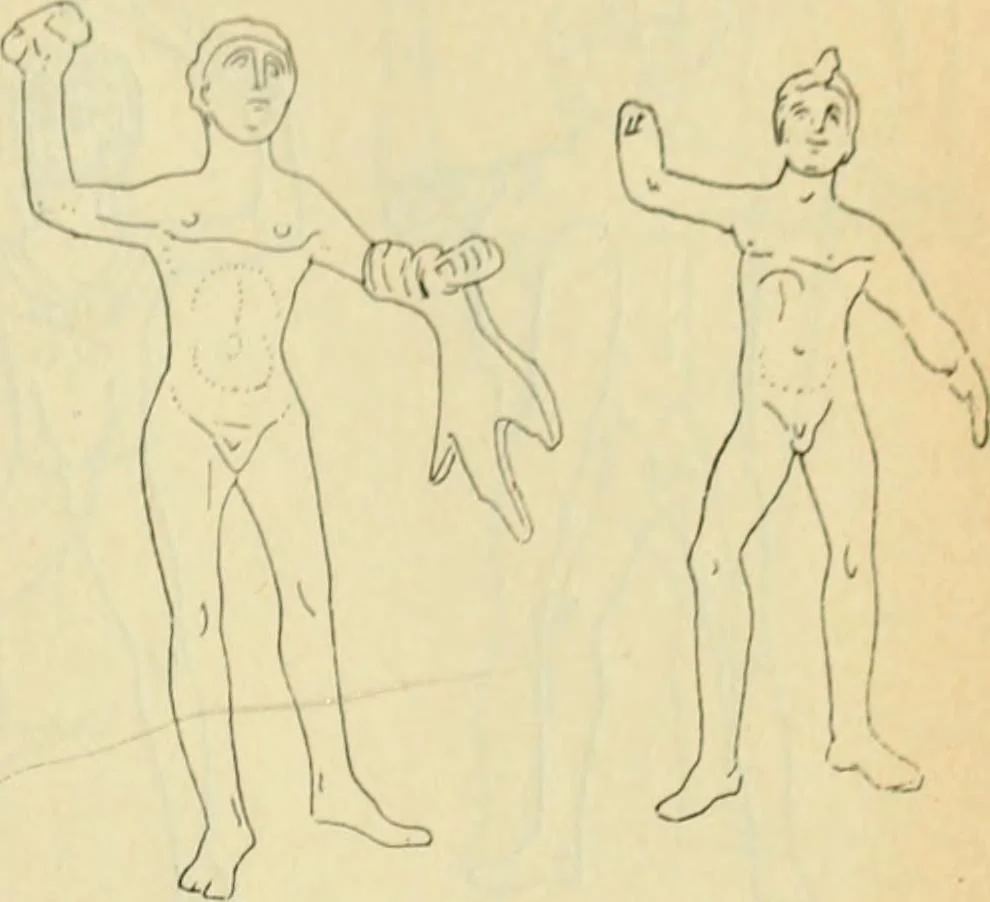 An illustration from Répertoire de la statuaire grecque et romaine, 1908, leaf 142