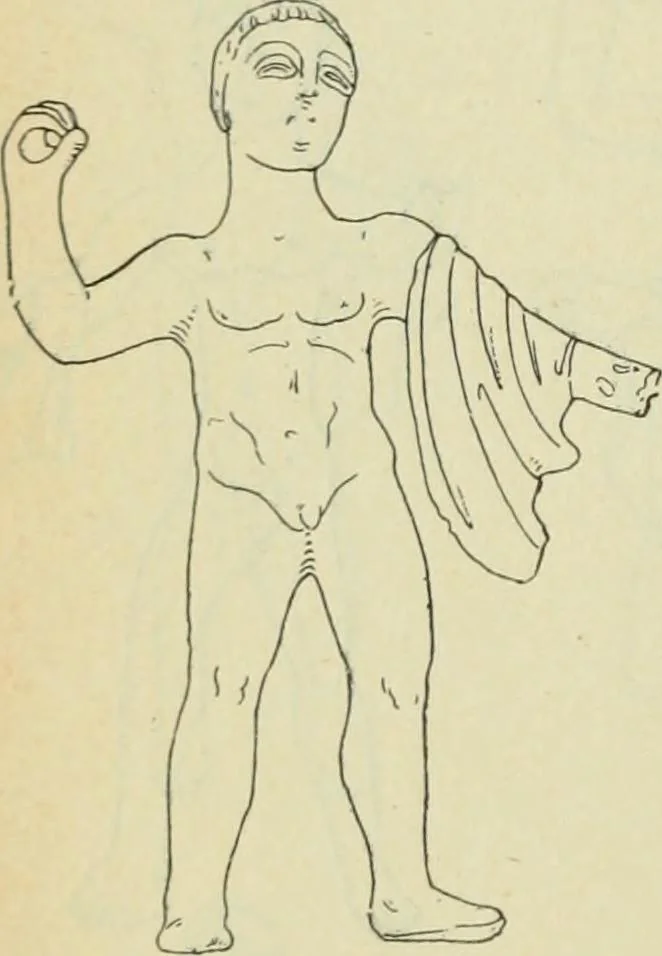 An illustration from Répertoire de la statuaire grecque et romaine, 1908, leaf 143