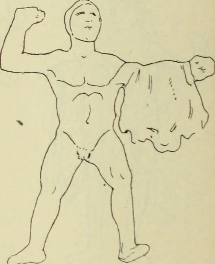 An illustration from Répertoire de la statuaire grecque et romaine, 1908, leaf 143
