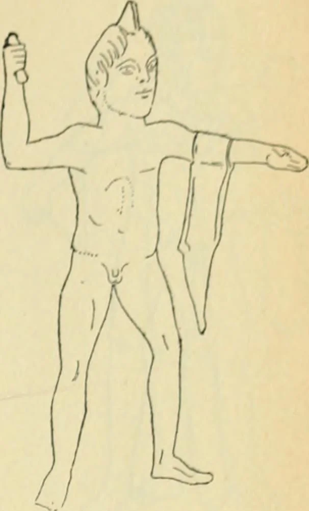 An illustration from Répertoire de la statuaire grecque et romaine, 1908, leaf 144