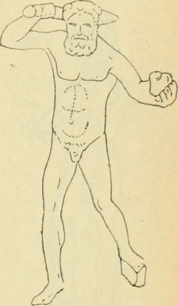 An illustration from Répertoire de la statuaire grecque et romaine, 1908, leaf 144
