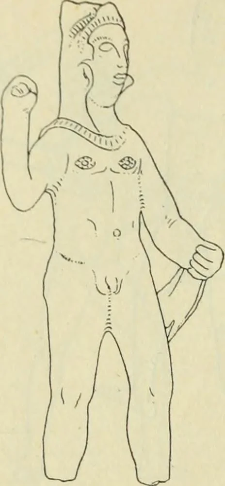 An illustration from Répertoire de la statuaire grecque et romaine, 1908, leaf 145