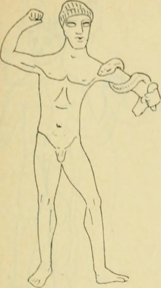 An illustration from Répertoire de la statuaire grecque et romaine, 1908, leaf 146