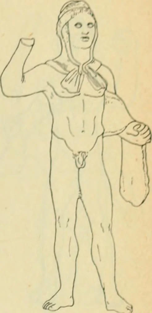 An illustration from Répertoire de la statuaire grecque et romaine, 1908, leaf 146