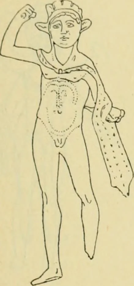 An illustration from Répertoire de la statuaire grecque et romaine, 1908, leaf 146
