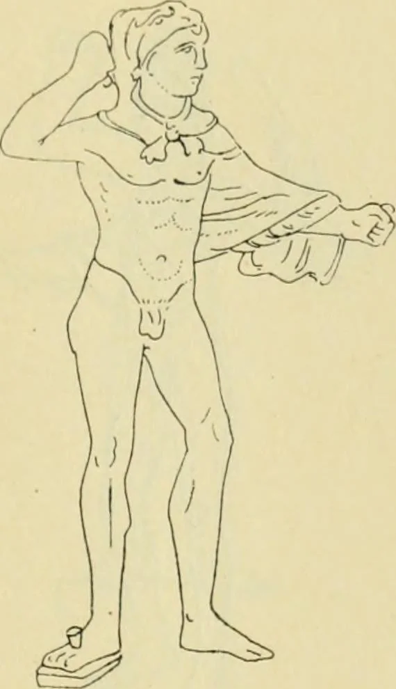 An illustration from Répertoire de la statuaire grecque et romaine, 1908, leaf 146