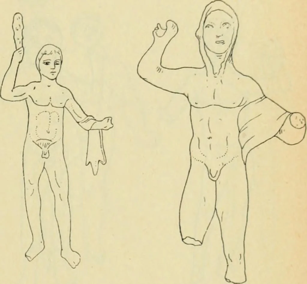 An illustration from Répertoire de la statuaire grecque et romaine, 1908, leaf 146