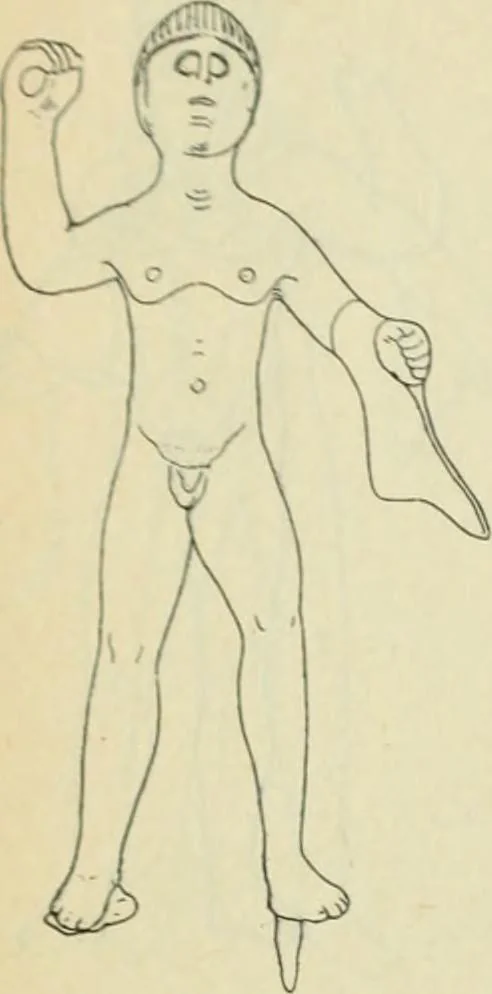 An illustration from Répertoire de la statuaire grecque et romaine, 1908, leaf 147
