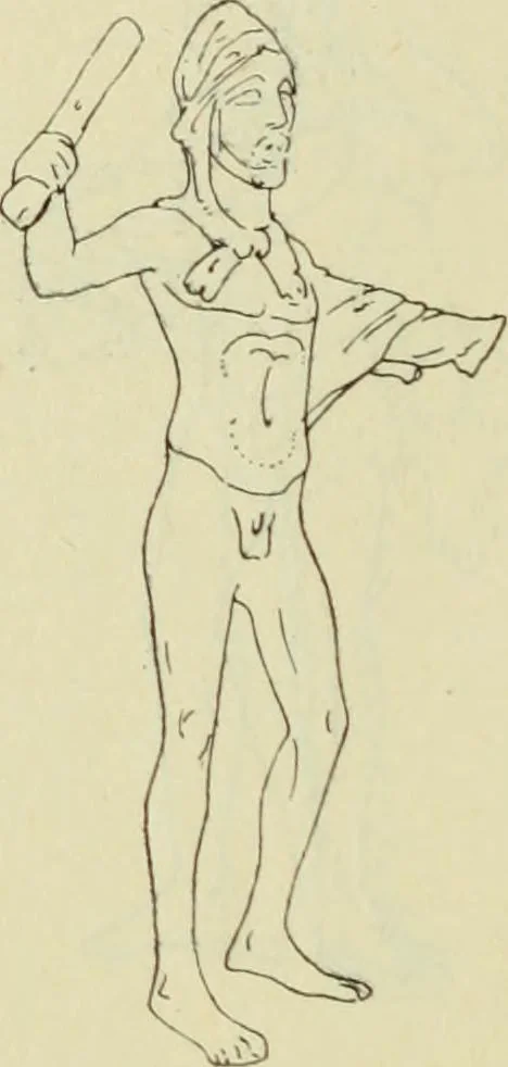 An illustration from Répertoire de la statuaire grecque et romaine, 1908, leaf 147