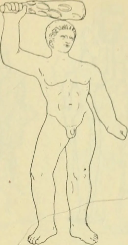 An illustration from Répertoire de la statuaire grecque et romaine, 1908, leaf 148