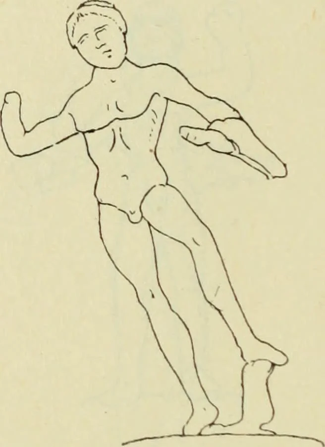 An illustration from Répertoire de la statuaire grecque et romaine, 1908, leaf 149