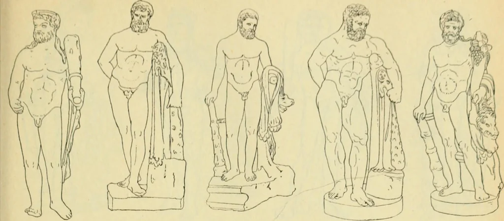 An illustration from Répertoire de la statuaire grecque et romaine, 1908, leaf 150