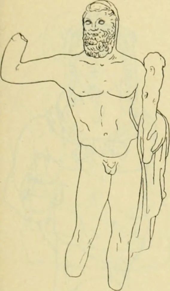 An illustration from Répertoire de la statuaire grecque et romaine, 1908, leaf 150