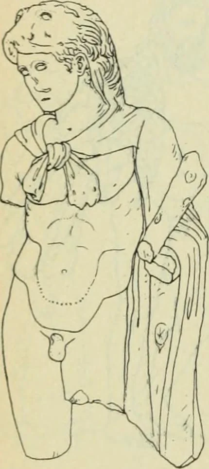 An illustration from Répertoire de la statuaire grecque et romaine, 1908, leaf 151