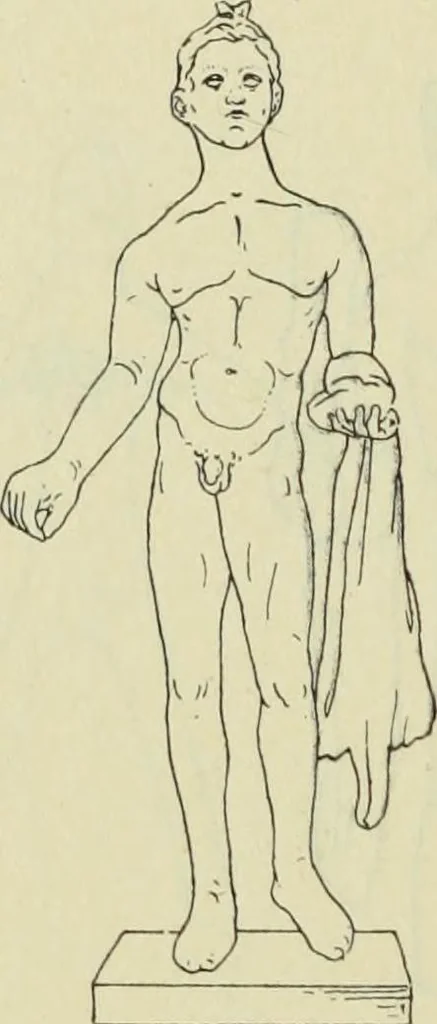An illustration from Répertoire de la statuaire grecque et romaine, 1908, leaf 151