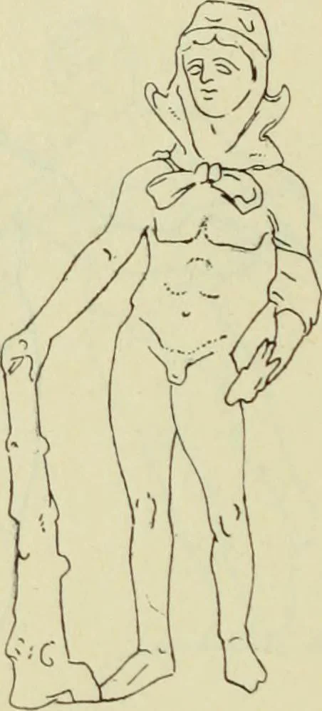 An illustration from Répertoire de la statuaire grecque et romaine, 1908, leaf 151