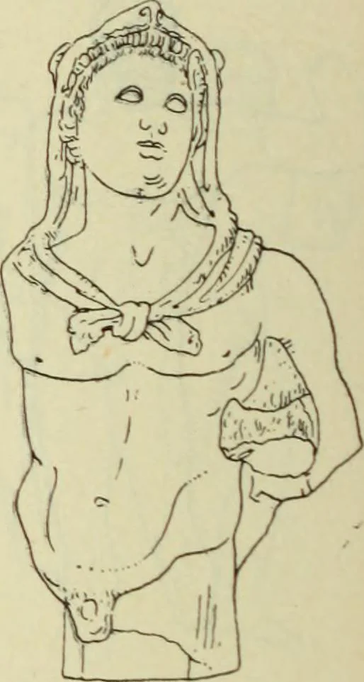 An illustration from Répertoire de la statuaire grecque et romaine, 1908, leaf 151