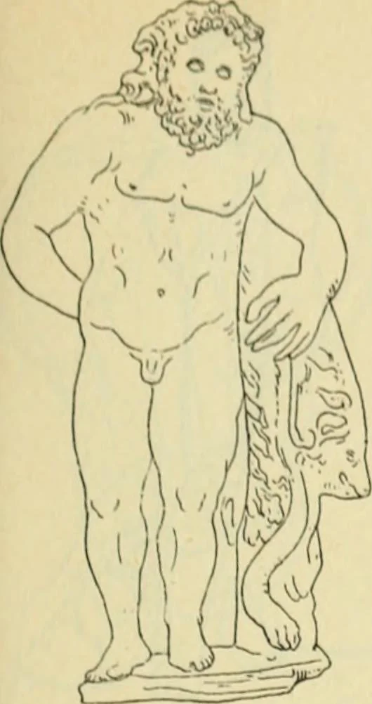 An illustration from Répertoire de la statuaire grecque et romaine, 1908, leaf 152