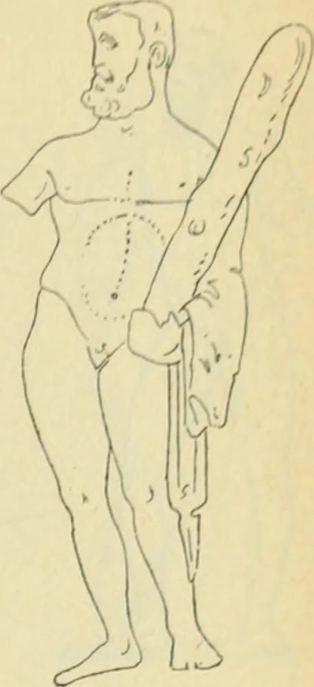 An illustration from Répertoire de la statuaire grecque et romaine, 1908, leaf 152