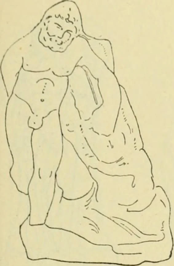 An illustration from Répertoire de la statuaire grecque et romaine, 1908, leaf 152