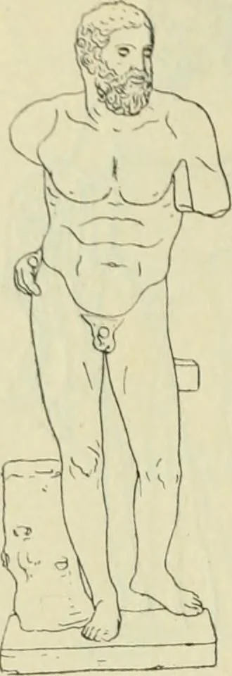 An illustration from Répertoire de la statuaire grecque et romaine, 1908, leaf 153
