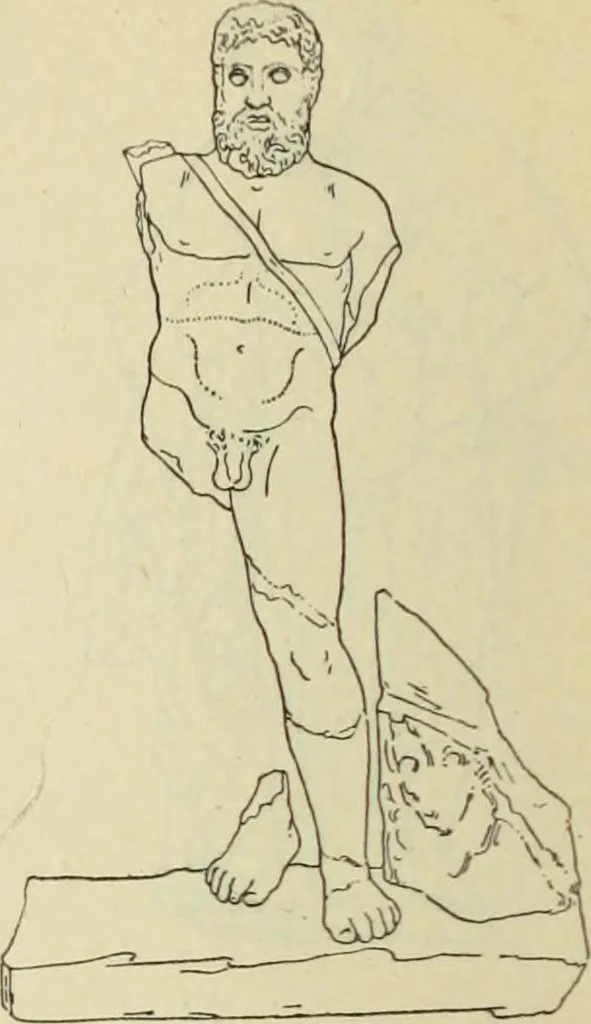 An illustration from Répertoire de la statuaire grecque et romaine, 1908, leaf 153