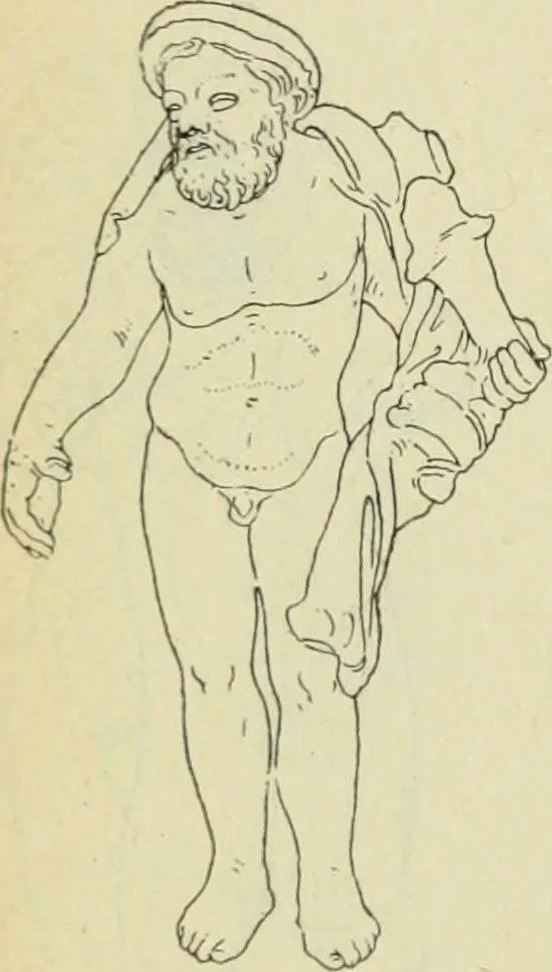 An illustration from Répertoire de la statuaire grecque et romaine, 1908, leaf 153