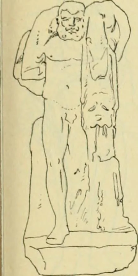 An illustration from Répertoire de la statuaire grecque et romaine, 1908, leaf 154