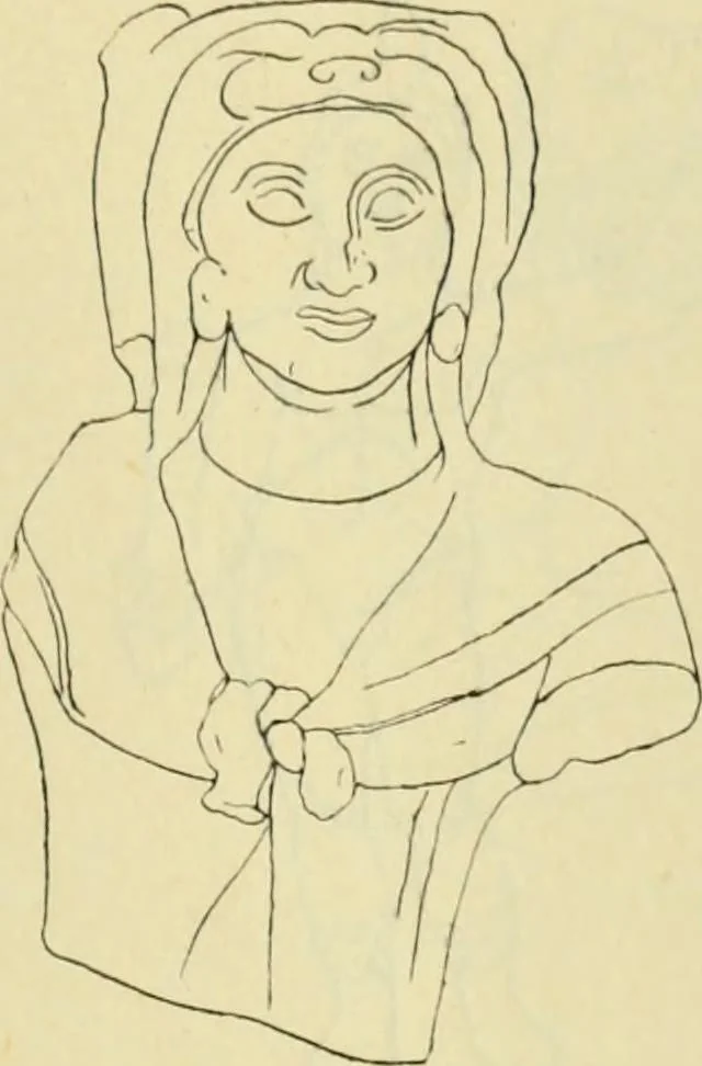 An illustration from Répertoire de la statuaire grecque et romaine, 1908, leaf 154