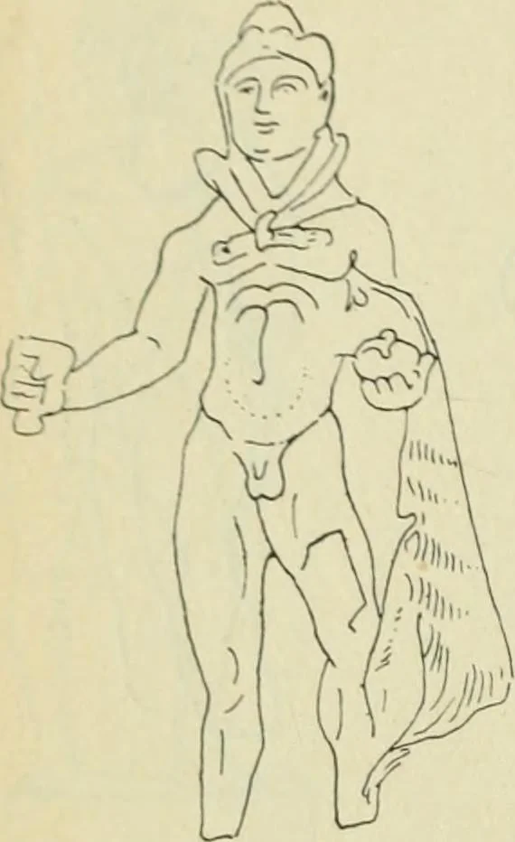 An illustration from Répertoire de la statuaire grecque et romaine, 1908, leaf 155
