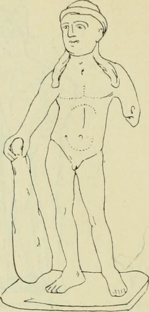 An illustration from Répertoire de la statuaire grecque et romaine, 1908, leaf 155