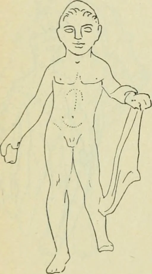 An illustration from Répertoire de la statuaire grecque et romaine, 1908, leaf 155