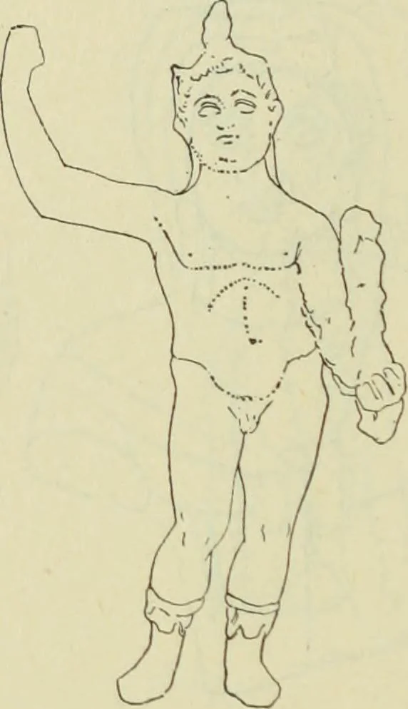 An illustration from Répertoire de la statuaire grecque et romaine, 1908, leaf 155