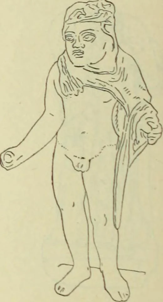 An illustration from Répertoire de la statuaire grecque et romaine, 1908, leaf 155