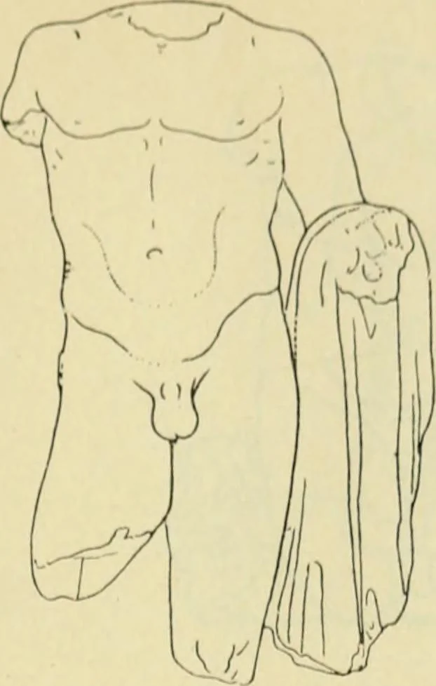 An illustration from Répertoire de la statuaire grecque et romaine, 1908, leaf 156