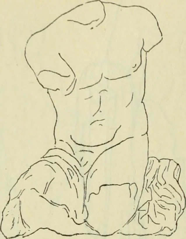 An illustration from Répertoire de la statuaire grecque et romaine, 1908, leaf 157