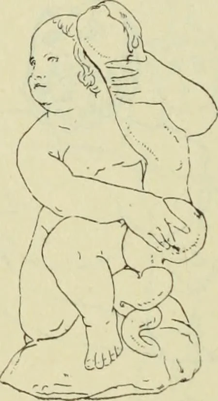 An illustration from Répertoire de la statuaire grecque et romaine, 1908, leaf 157