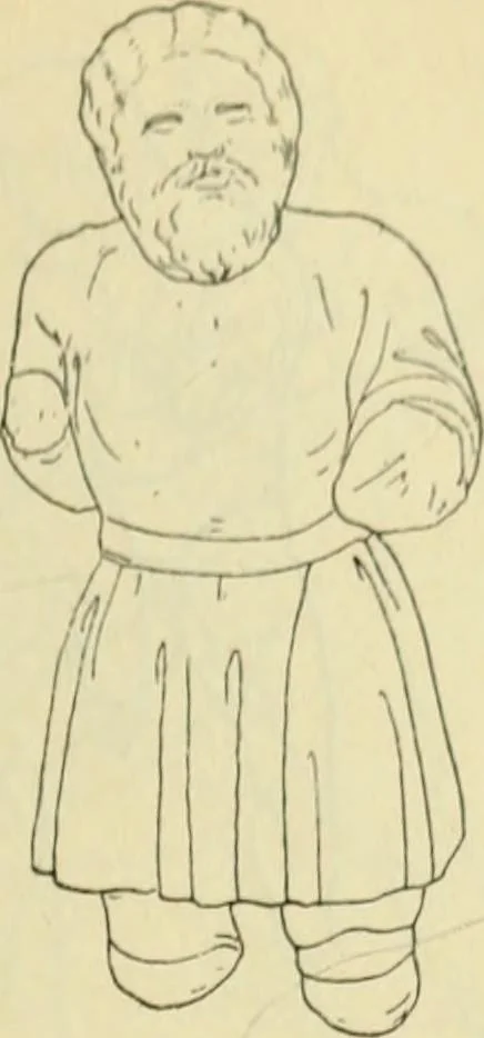 An illustration from Répertoire de la statuaire grecque et romaine, 1908, leaf 158