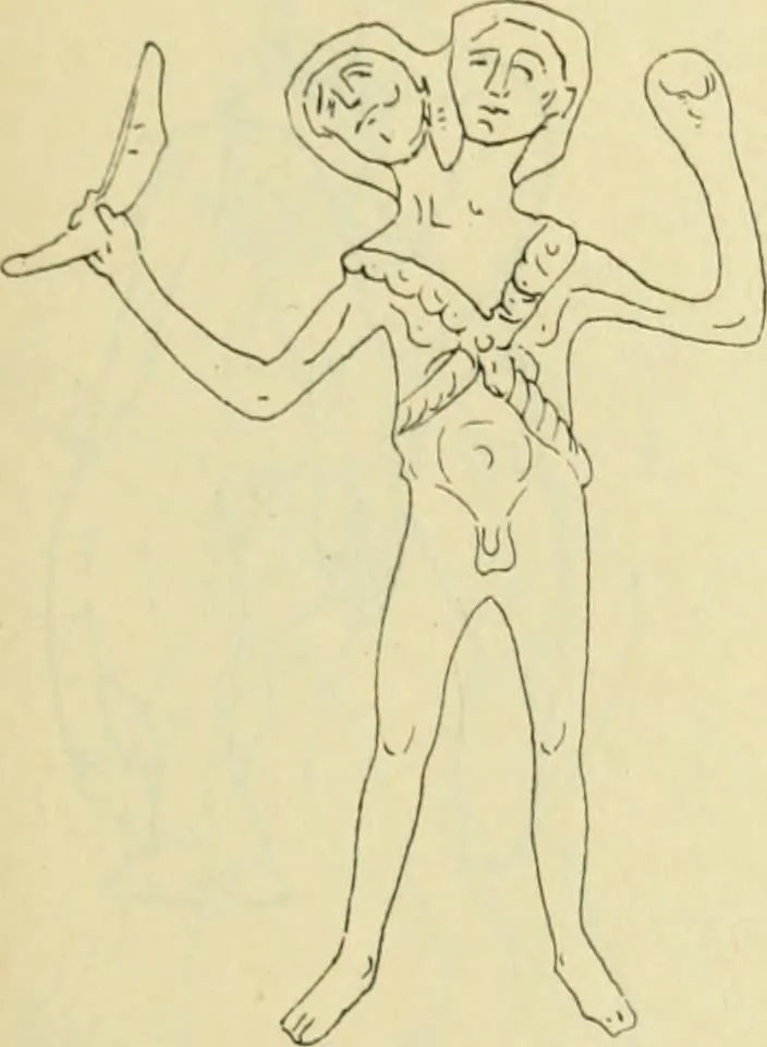 An illustration from Répertoire de la statuaire grecque et romaine, 1908, leaf 158
