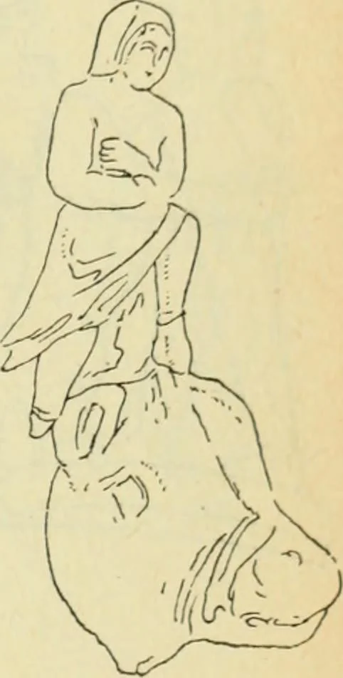 An illustration from Répertoire de la statuaire grecque et romaine, 1908, leaf 158