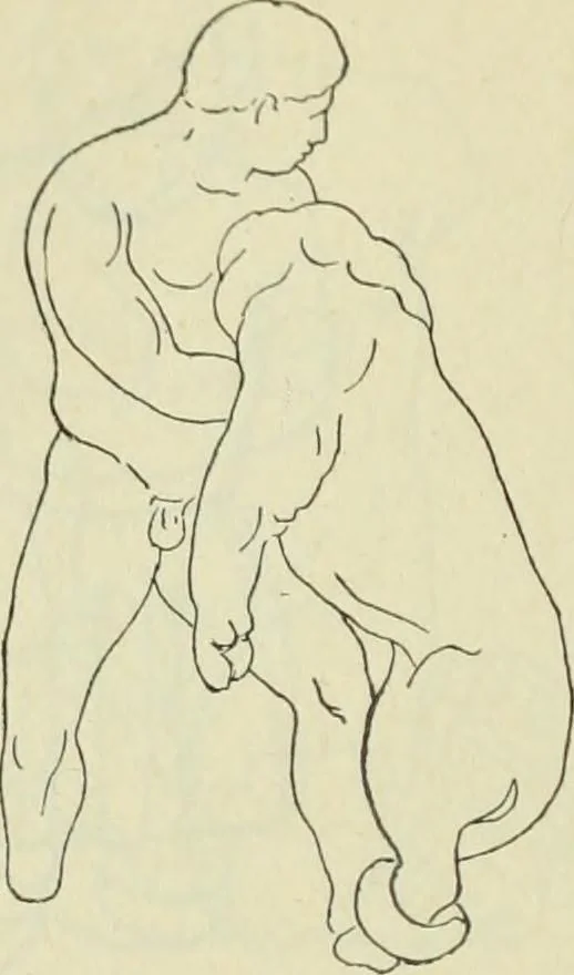 An illustration from Répertoire de la statuaire grecque et romaine, 1908, leaf 159