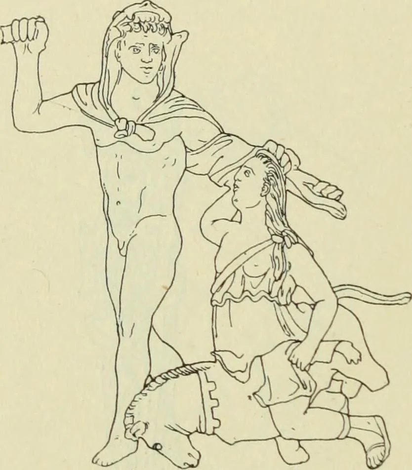 An illustration from Répertoire de la statuaire grecque et romaine, 1908, leaf 159