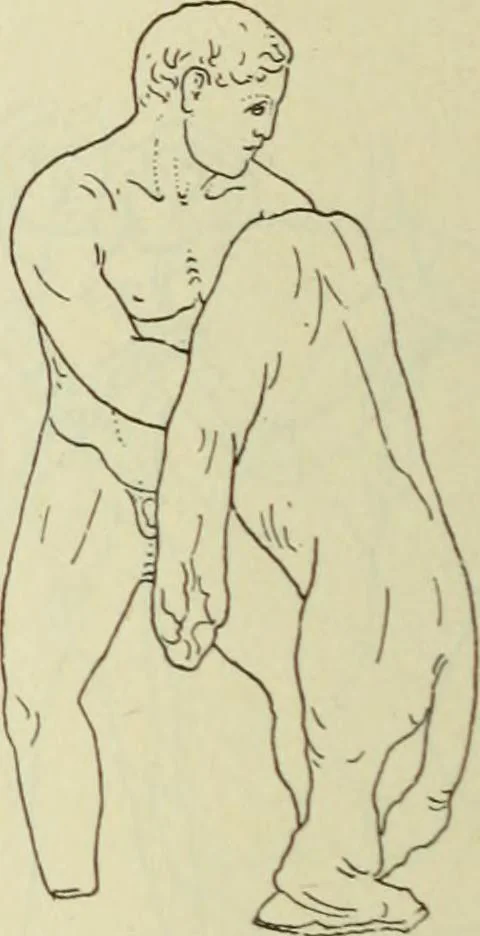 An illustration from Répertoire de la statuaire grecque et romaine, 1908, leaf 159