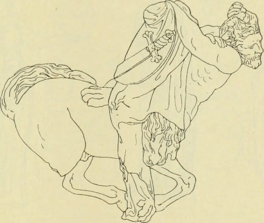 An illustration from Répertoire de la statuaire grecque et romaine, 1908, leaf 160
