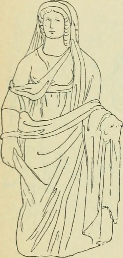 An illustration from Répertoire de la statuaire grecque et romaine, 1908, leaf 161