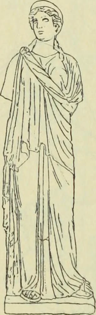 An illustration from Répertoire de la statuaire grecque et romaine, 1908, leaf 161