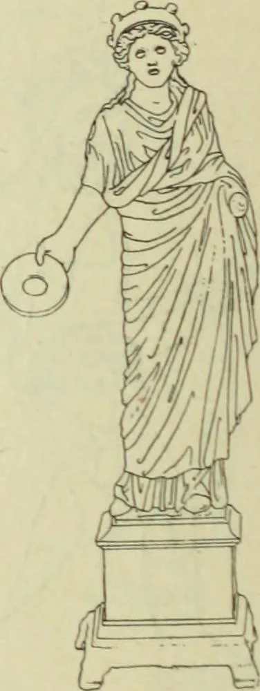 An illustration from Répertoire de la statuaire grecque et romaine, 1908, leaf 161